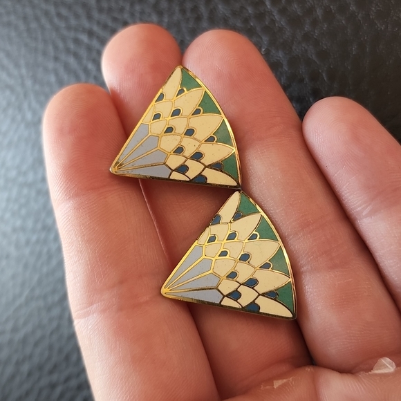 VTG Samuel Huang clip on earrings - Picture 2 of 8